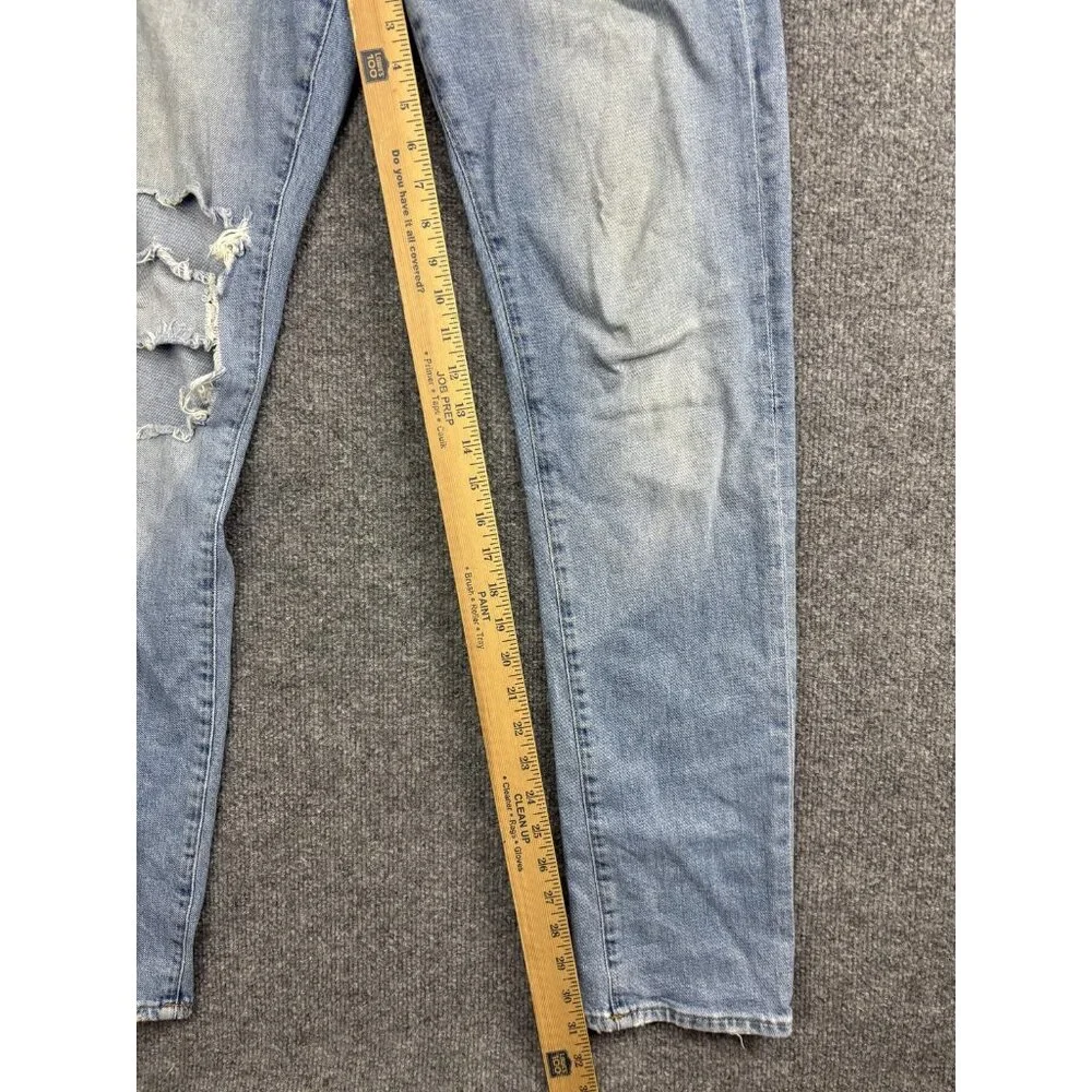 FRAME L'Homme Slim Bahamas Destruct Jeans‎ Mens 30x30 Blue Distressed Denim